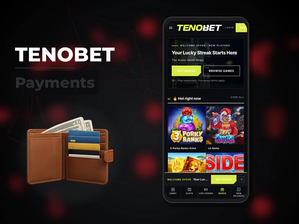 Tenobet - Payments