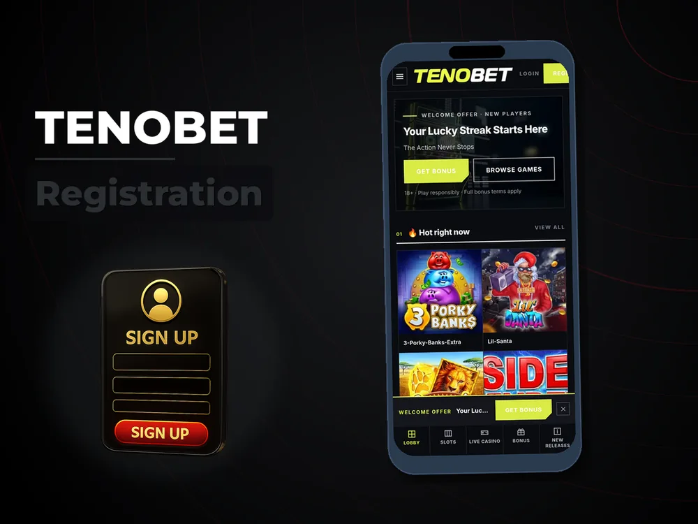 Tenobet - Registration