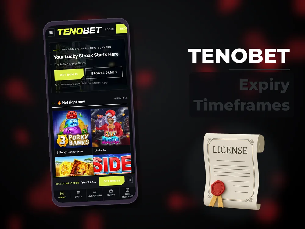 Tenobet - Expiry Timeframes