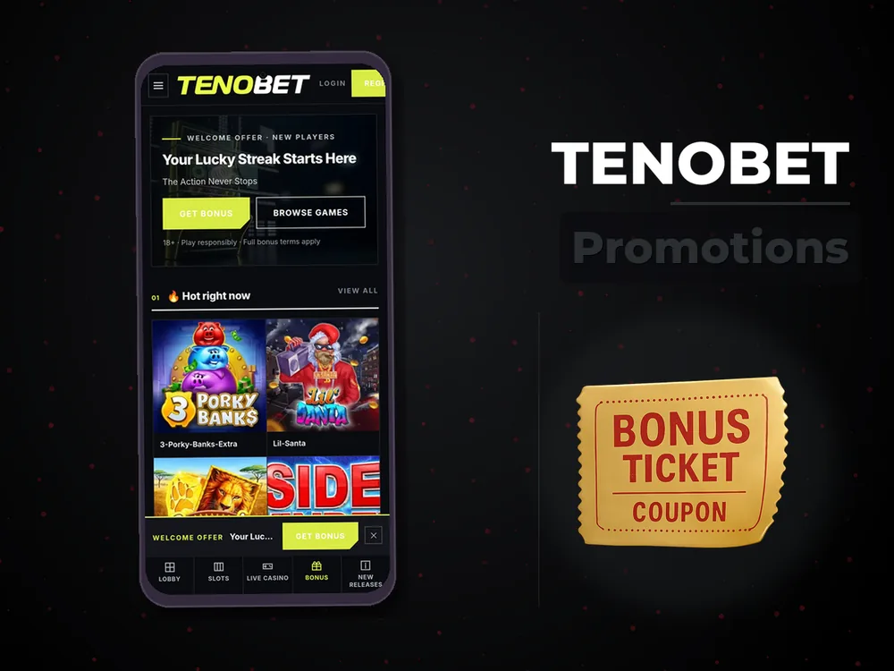 Tenobet - Promotions