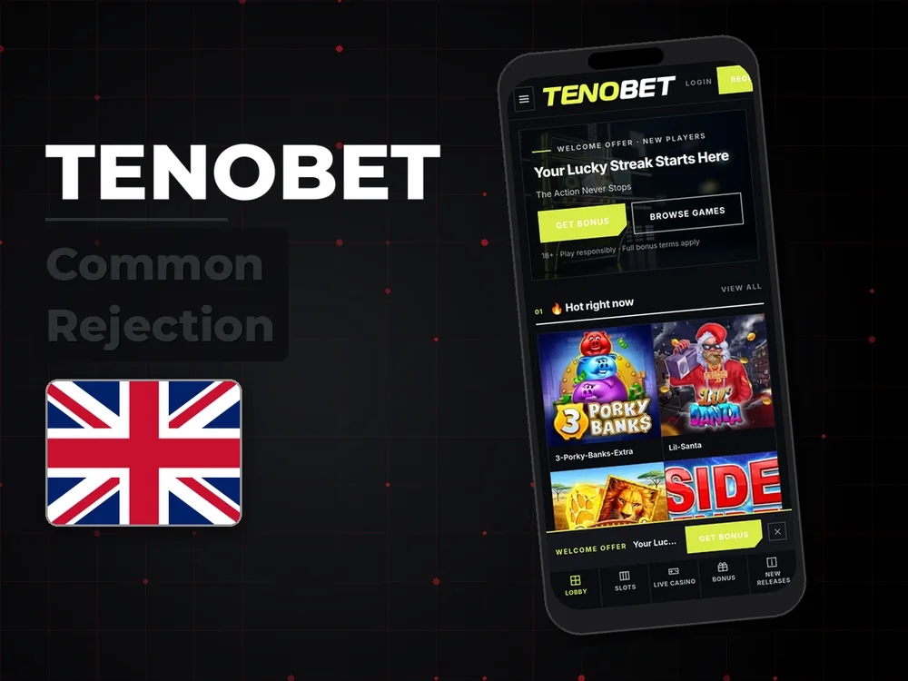 Tenobet - Common Rejection