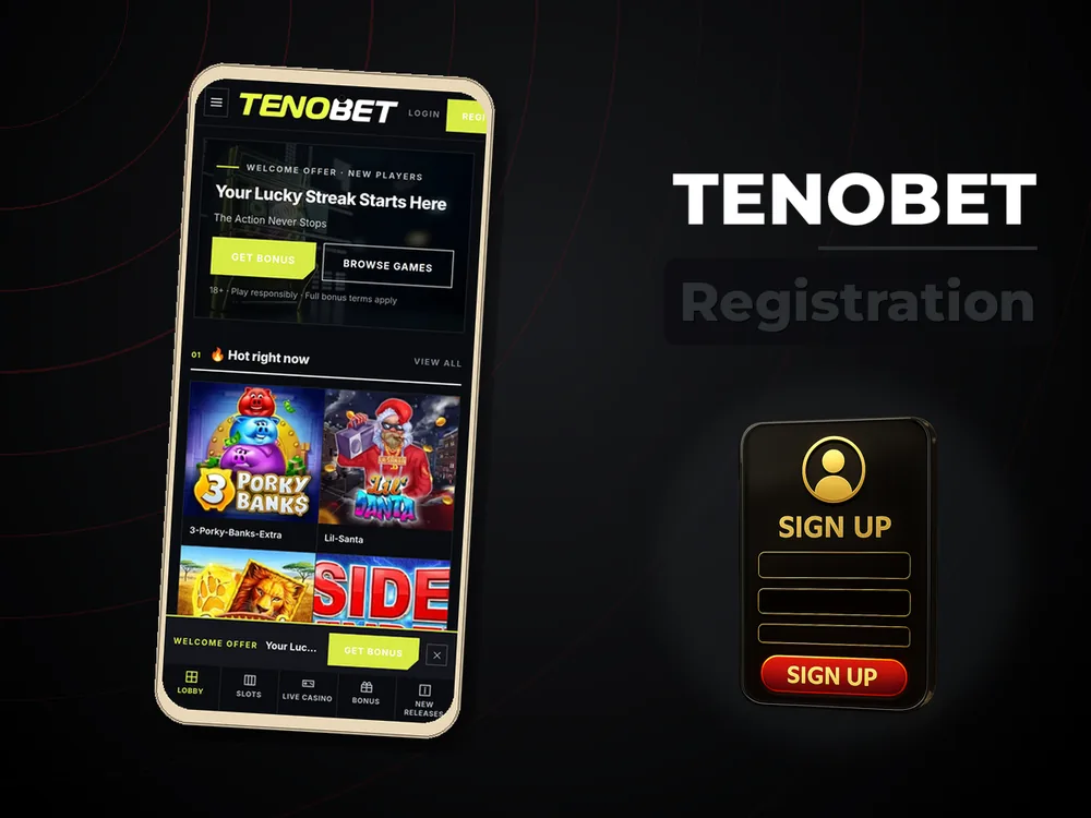 Tenobet - Registration